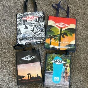 Jack’s surf shop bags set of four